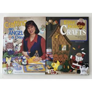 Angel a Day & Easy Holiday Crafting Books-Lot Of 2 By Laura Scott (Hardcover)